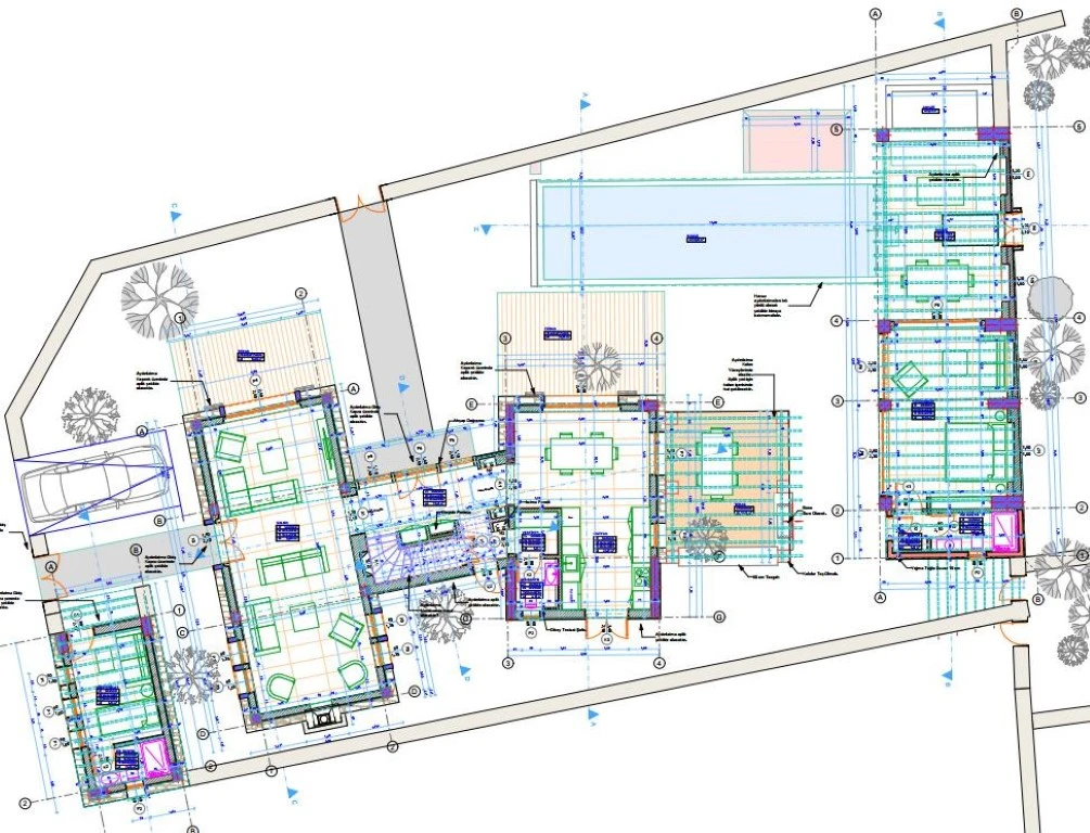 Bodrum Villa Plan